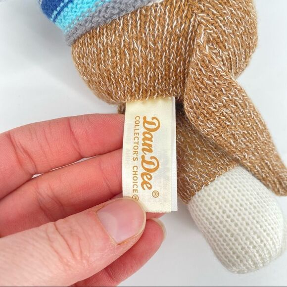 Dan Dee Collector’s Choice Easter Bunny Ears Sock Monkey 12” - Picture 9 of 12